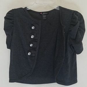 Grey Short Sleeve Jacket
